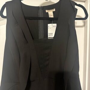 Elegant Sleeveless Black Jumpsuit